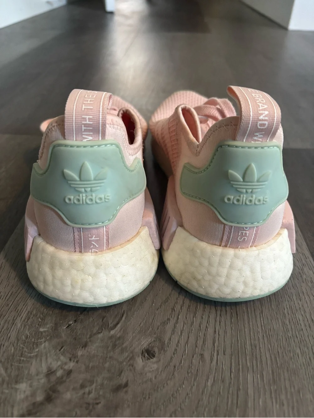 adidas NMD R1 Pastel Pink Knit Sneakers